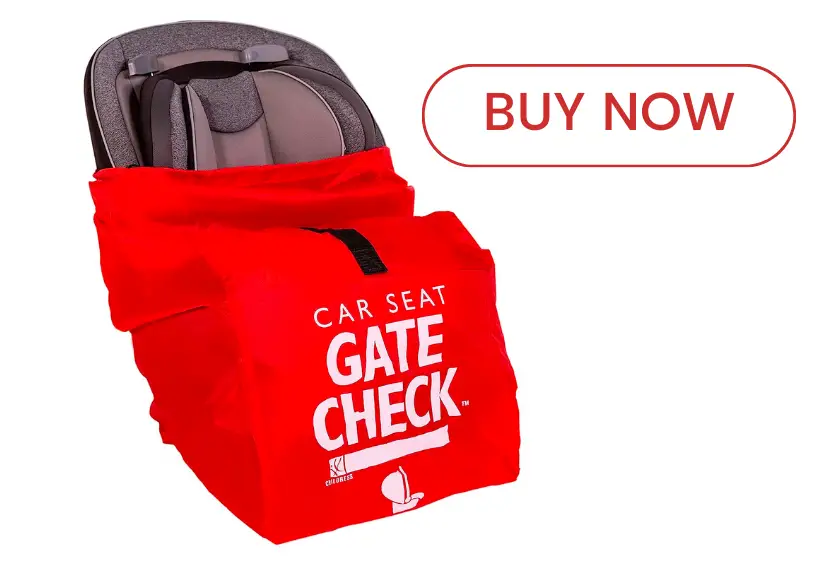 handle with care gate check travel bag for infant car seat or toddler toddler car seat