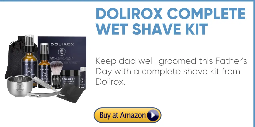 dolirox wet shave kit father's day gift