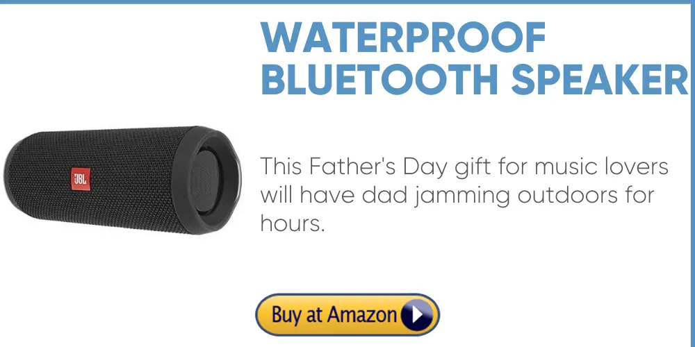 waterproof bluetooth speaker father's day gift