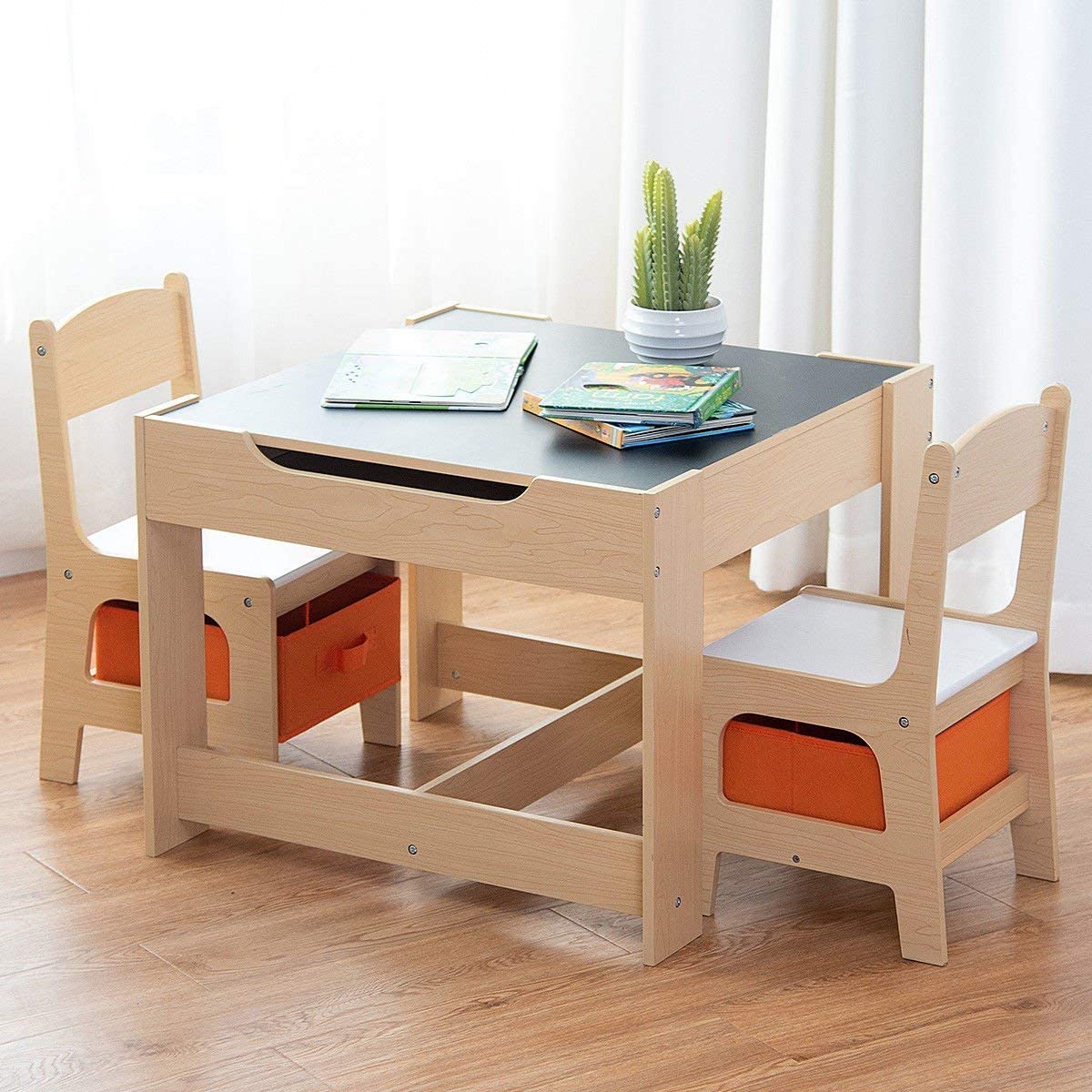 wooden table set