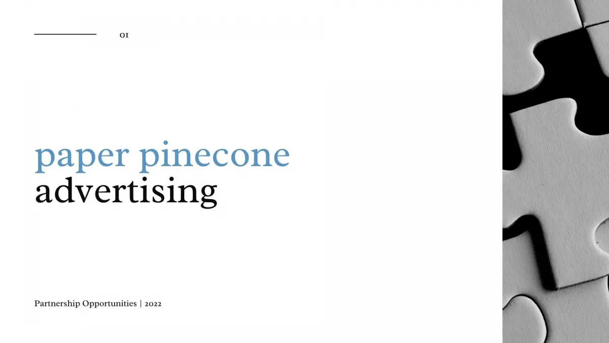 Advertise with Us - Paper Pinecone - 1