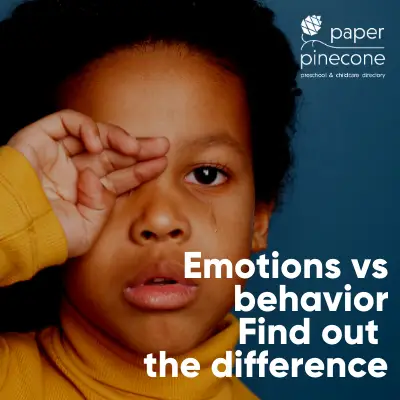 behavior and emotions are different