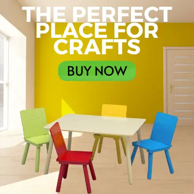 kid's table and chair set