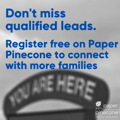 childcare providers list free on paper pinecone
