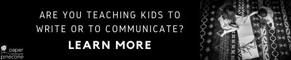 teach children to communicate not just to write