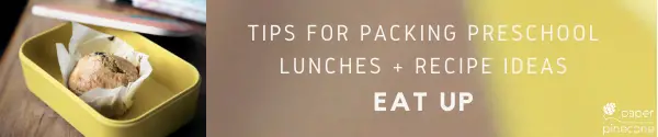 what to pack in a preschool lunch