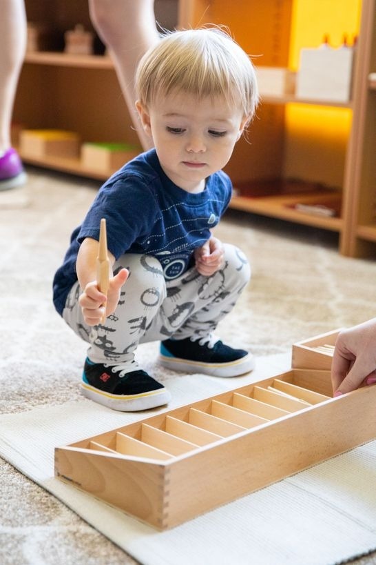 Whiting Woods Montessori | Paper Pinecone