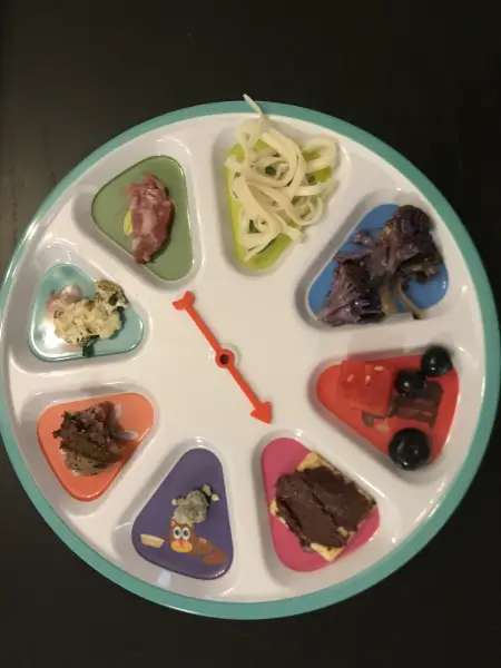 SpinMeal - Healthy Nutrition Plate for Picky Eaters - Spin the Arrow -  Meals are Fun Again